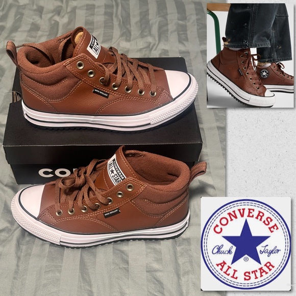 Converse Chuck Taylor Brown Malden Street Boots - Picture 1 of 13